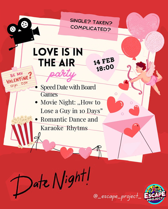 LOVE IS IN THE AIR PARTY